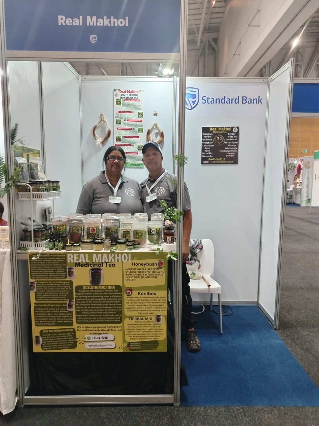 The Real Makhoi stand at a local expo